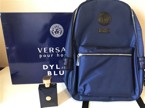 versace cologne and backpack ebay|Versace backpack gift with purchase.